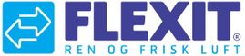 Logo for Flexit leverandør av produkter for inneklima